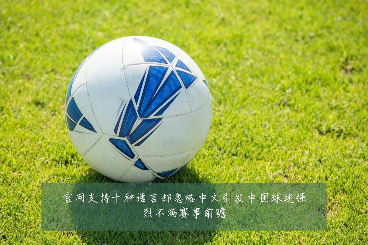 官网支持十种语言却忽略中文引发中国球迷强烈不满赛事前瞻